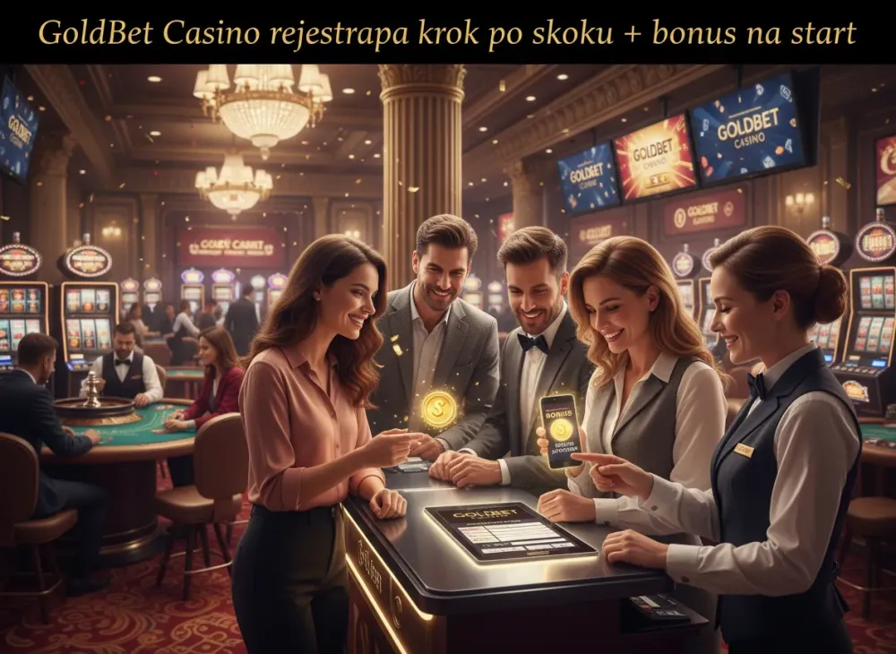 Goldbet Casino rejestracja krok po kroku + bonus na start